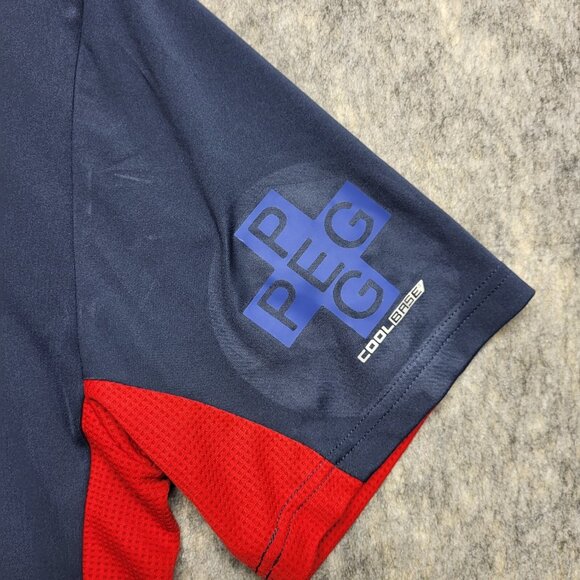 Cleveland Indians #13 Martin Majestic Mens Large Cool Base Henley Jersey - Picture 6 of 11